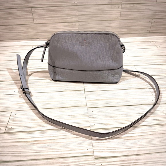 Kate Spade New York Handbags - Kate Spade New York Pebble Leather Dome Crossbody Bag Light Blue
